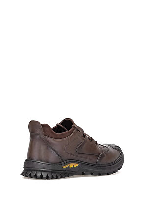 Elit 25KNBL5015 Erkek Hakiki Deri Casual Ayakkabı Kahverengi