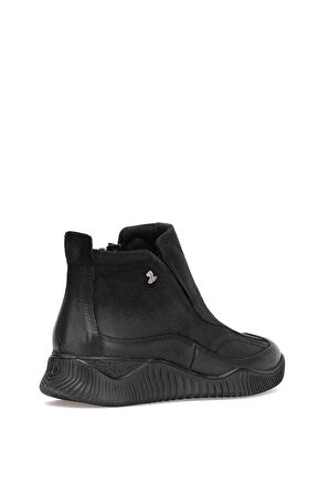 Venüs 1953874K Kadın Hakiki Deri Düz Bot Siyah