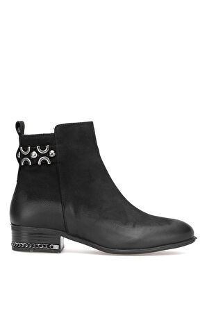 Venüs 2152712K Kadın Hakiki Deri Klasik Bot Siyah