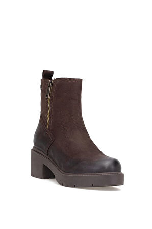 Venüs 2454601K Kadın Hakiki Deri Klasik Bot Kahverengi