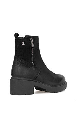 Venüs 2454601K Kadın Hakiki Deri Klasik Bot Siyah