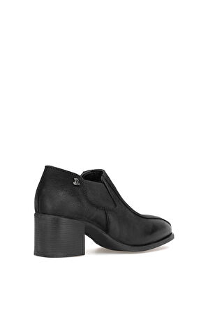 Venüs 2512708K Kadın Hakiki Deri Klasik Topuklu Ayakkabı Siyah