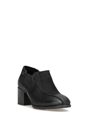 Venüs 2512708K Kadın Hakiki Deri Klasik Topuklu Ayakkabı Siyah