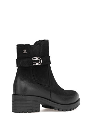 Venüs 3376K Kadın Hakiki Deri Klasik Bot Siyah