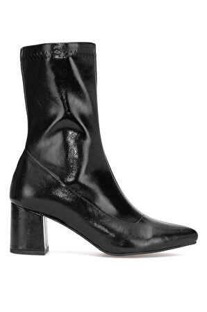 Elit PM08 K1783-2 Kadın Topuklu Bot Siyah