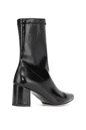 Elit PM08 K1783-2 Kadın Topuklu Bot Siyah