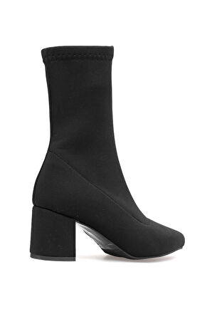 Elit PM08 K1783 Kadın Topuklu Bot Siyah