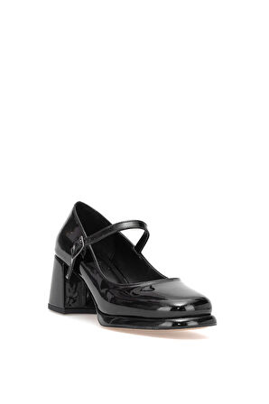 Elit PM559 K100 Kadın Klasik Topuklu Ayakkabı Siyah