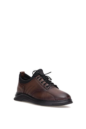 Elit SLBBR2029 Erkek Hakiki Deri Casual Ayakkabı Kahverengi