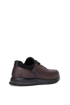 Elit SLBBR608 Erkek Hakiki Deri Casual Ayakkabı Kahverengi