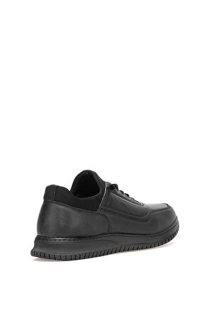 Elit SLBBR608 Erkek Hakiki Deri Casual Ayakkabı Siyah