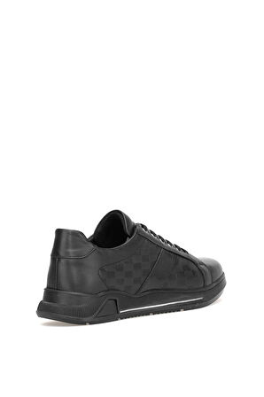 Elit SLBDR9055 Erkek Hakiki Deri Casual Ayakkabı Siyah