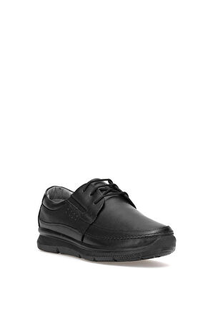 Elit SLBERL01 Erkek Hakiki Deri Casual Ayakkabı Siyah