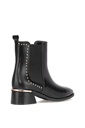 Elit PM180 K9782 Kadın Chelsea Bot Siyah