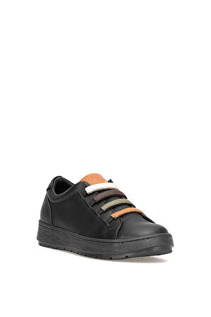 Mammamia D25KA-225 Kadın Hakiki Deri Casual Ayakkabı Siyah