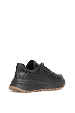 Mammamia D25KA-3795 Kadın Hakiki Deri Casual Ayakkabı Siyah