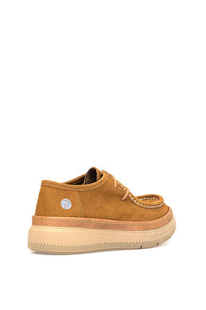 Mammamia D25KA-7025 Kadın Hakiki Nubuk Deri Casual Ayakkabı Taba