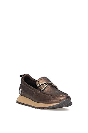 Mammamia D25KA-7055 Kadın Hakiki Deri Casual Ayakkabı Bakır