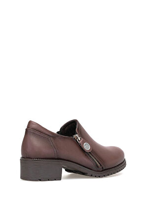 Mammamia D25KA-775 Kadın Hakiki Deri Casual Ayakkabı Kahverengi