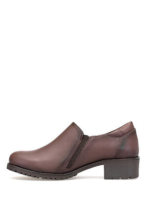 Mammamia D25KA-775 Kadın Hakiki Deri Casual Ayakkabı Kahverengi