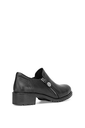 Mammamia D25KA-775 Kadın Hakiki Deri Casual Ayakkabı Siyah