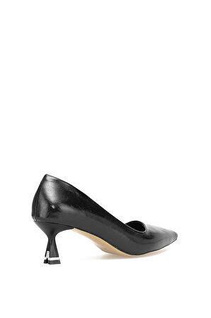 Elit PM559 K21 Kadın Klasik Topuklu Ayakkabı Siyah