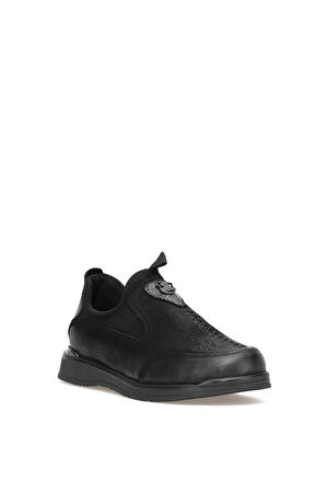 Venüs 2250906K Kadın Hakiki Deri Casual Ayakkabı Siyah