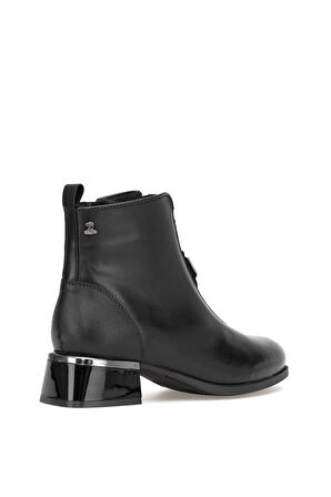 Venüs 2253214K Kadın Hakiki Deri Klasik Bot Siyah