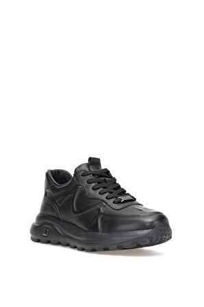 Marcomen 152-22475 Erkek Hakiki Deri Casual Ayakkabı Siyah