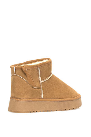 Elit ASNLG2112 Erkek Çocuk UGG Düz Bot Taba