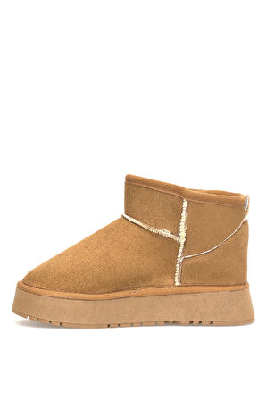 Elit ASNLG2112 Erkek Çocuk UGG Düz Bot Taba