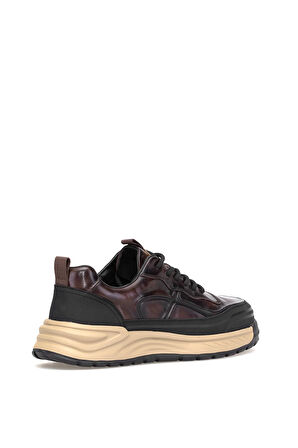 Guja 25K570-1 Erkek Hakiki Deri Klasik Sneaker Kahverengi