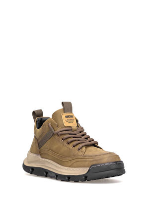 Marcomen 152-22203 Erkek Hakiki Deri Sneaker Bot Kum Rengi