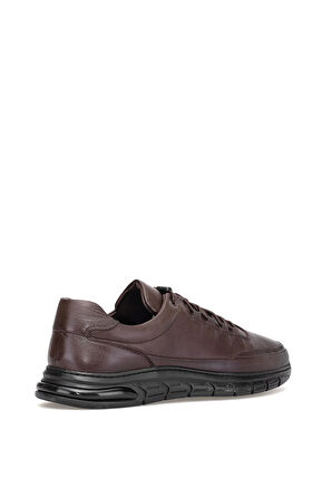 Voyager 1154 Erkek Hakiki Deri Casual Ayakkabı Kahverengi