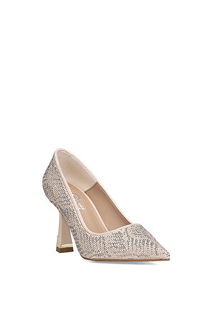 Elit PM221 K7701 Kadın Klasik Topuklu Ayakkabı Ten