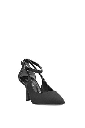 Elit 25KMST1117Z Kadın Klasik Topuklu ayakkabı Siyah