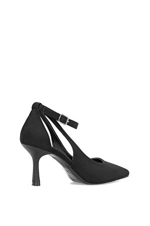 Elit 25KMST1117Z Kadın Klasik Topuklu ayakkabı Siyah