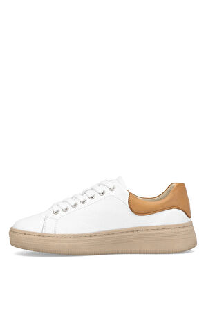 Elit Kiona Kadın Hakiki Deri Casual Ayakkabı Beyaz