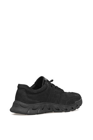 Elit MZV295N Erkek Hakiki Deri Casual Ayakkabı Siyah