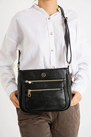 Elit 25KSNM1399 Kadın Omuz Çantası Siyah