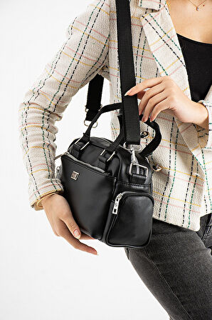 Elit 25KSNM1422C Kadın Omuz Çantası Siyah