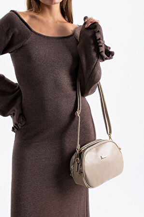 Elit 25KSNM1435C Kadın Omuz Çantası Kum Rengi