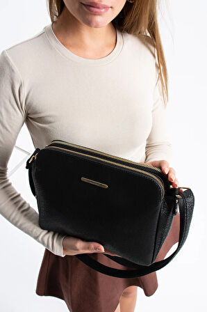 Elit 25KSNM1437C Kadın Omuz Çantası Siyah