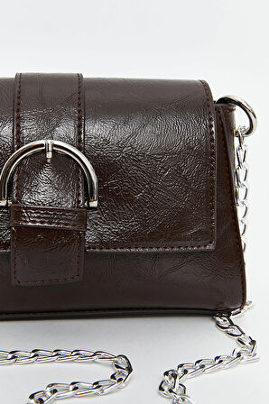 Armine T-3023 Kadın Omuz Çantası Kahverengi