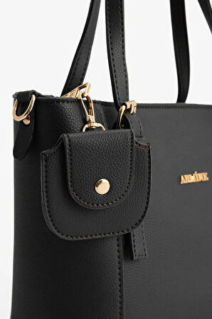 Armine 349 Kadın Omuz Çantası Siyah