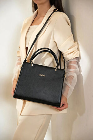 Armine 355 Kadın Kol Çantası Siyah