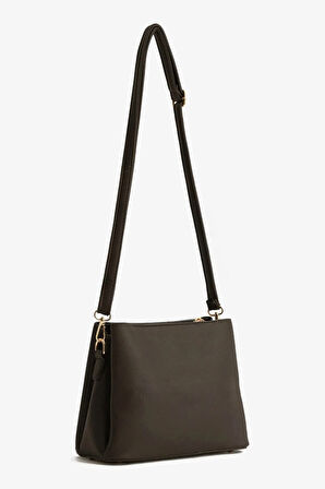 Armine 361 Kadın Omuz Çantası Kahverengi