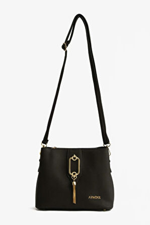 Armine 361 Kadın Omuz Çantası Siyah