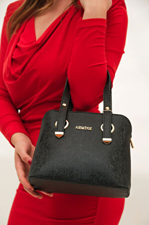 Armine 364 Kadın Omuz Çantası Siyah