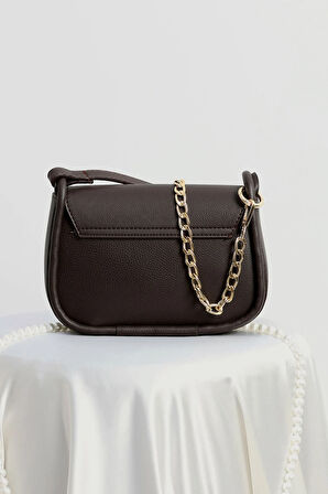 Armine 397 Kadın Omuz Çantası Kahverengi